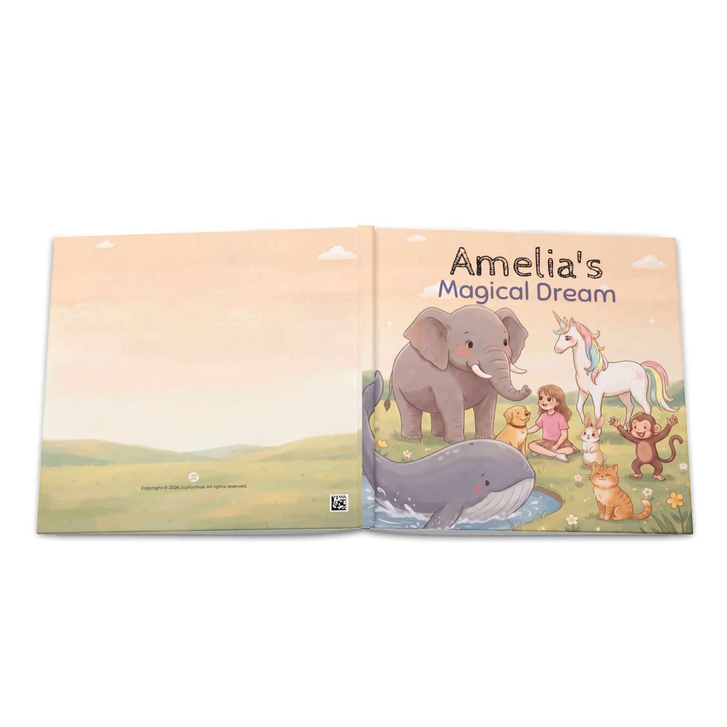Custom Magical Dream Storybook | Personalized Book for Girls