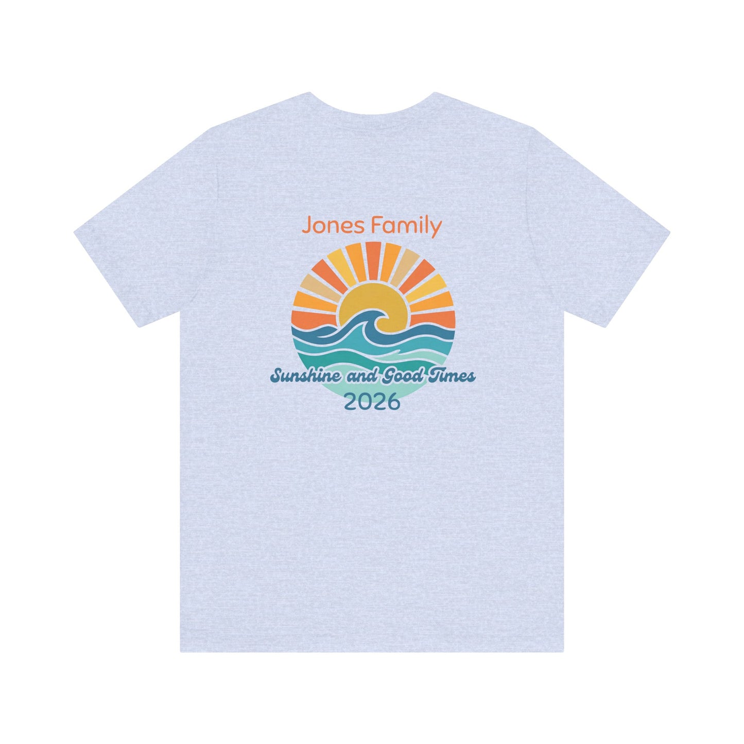 Sunshine Memories: Personalized Adult Travel Shirt | by JuzForHue