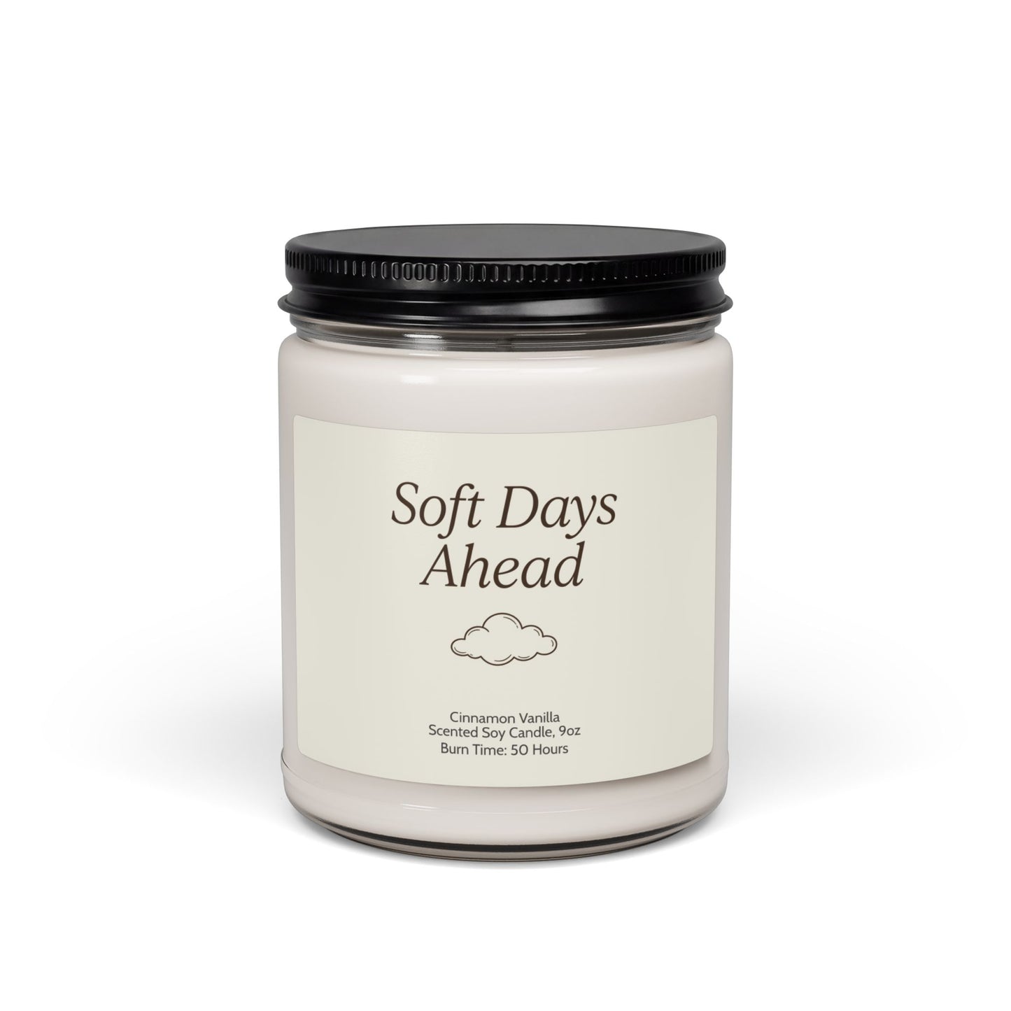 Soft Days Ahead - Self-Love Affirmation Candle | by JuzForHue